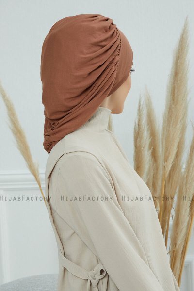 Isabella - Caramel Bomuld Turban