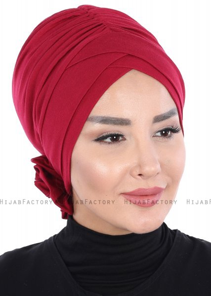 Elisabeth - Bordeaux Bomuld Turban