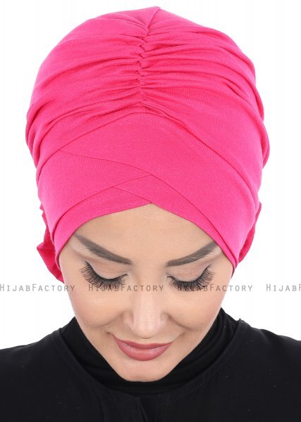 Elisabeth - Fuchsia Bomuld Turban