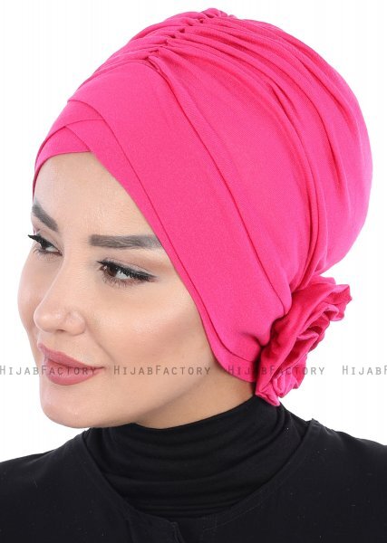 Elisabeth - Fuchsia Bomuld Turban