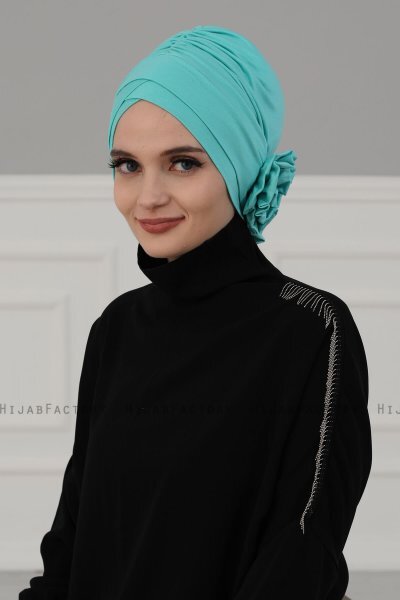 Elisabeth - Turkis Bomuld Turban