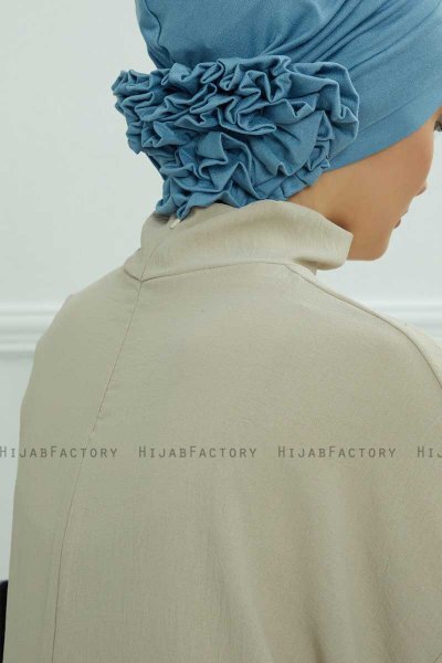 Elisabeth - Sky Blue Bomuld Turban