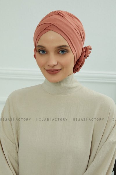 Elisabeth - Lakserosa Bomuld Turban