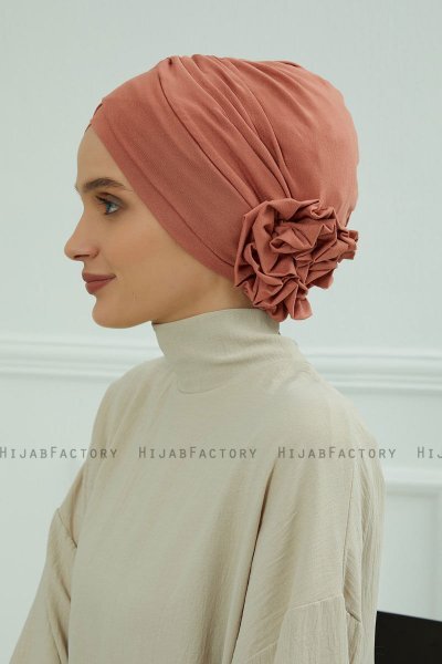 Elisabeth - Lakserosa Bomuld Turban