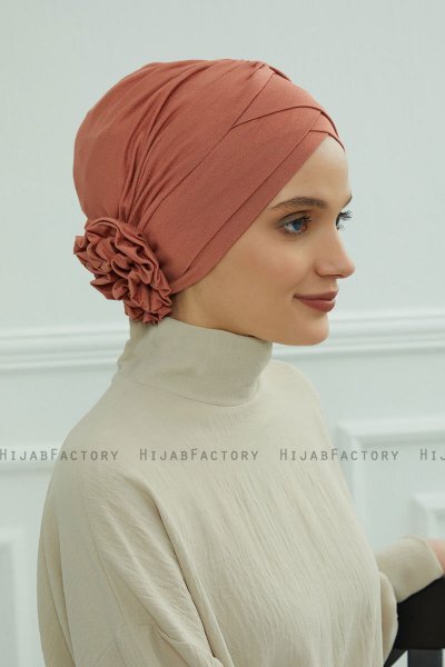 Elisabeth - Lakserosa Bomuld Turban