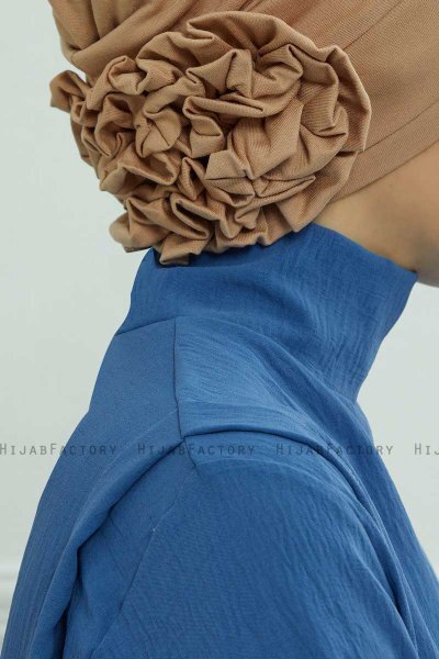 Elisabeth - Caramel Bomuld Turban