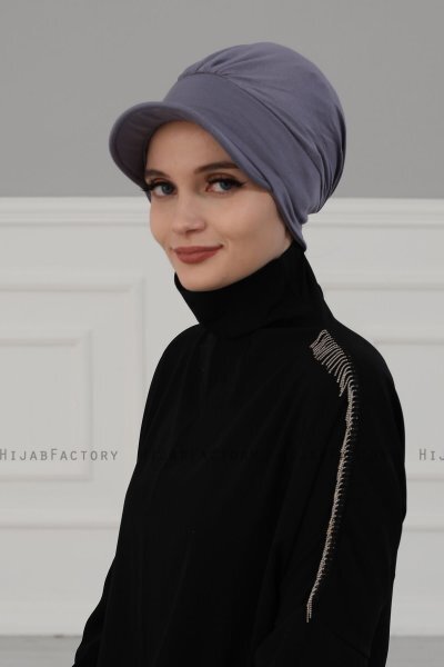 Sandra - Grå Bomuld Turban - Ayse Turban