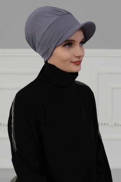 Sandra - Grå Bomuld Turban - Ayse Turban