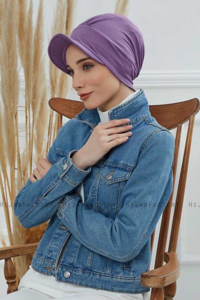 Sandra - Violet Bomuld Turban