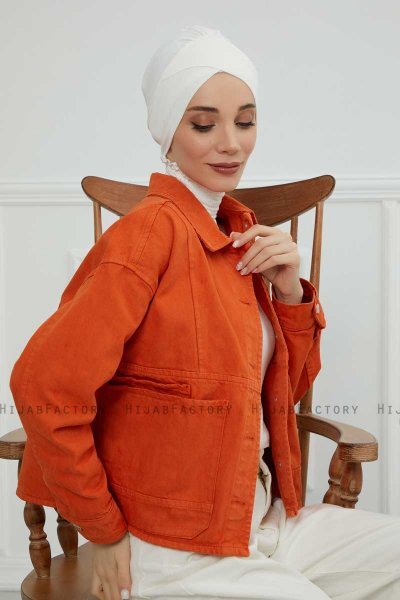 Ellie - Creme Bomuld Turban