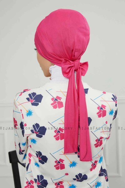 Ellie - Fuchsia Bomuld Turban