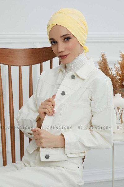 Ellie - Gul Bomuld Turban