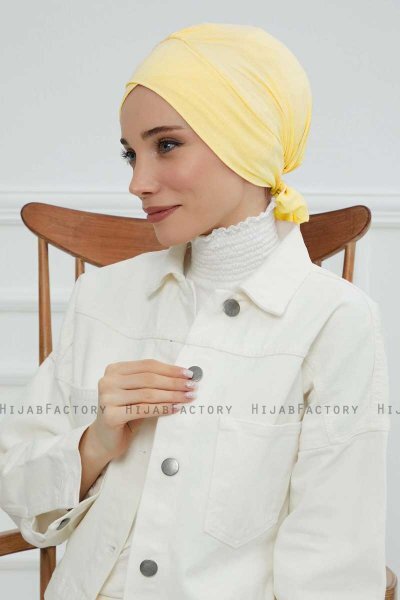 Ellie - Gul Bomuld Turban