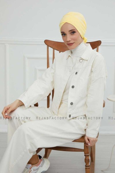 Ellie - Gul Bomuld Turban