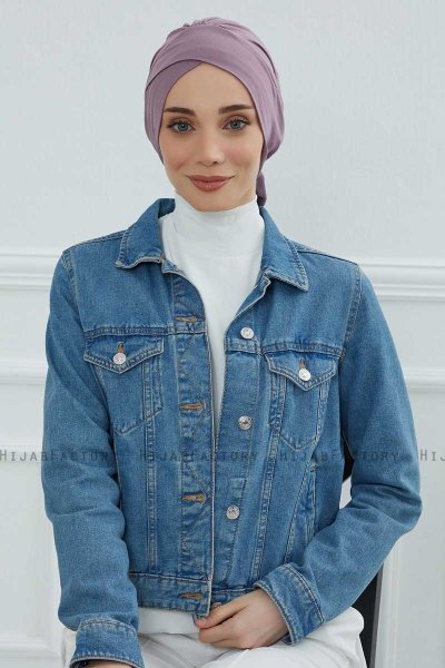 Ellie - Lilac Bomuld Turban