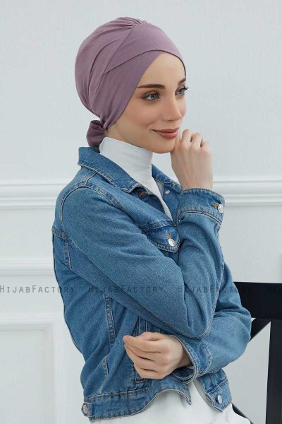 Ellie - Lilac Bomuld Turban