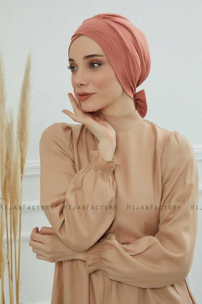 Ellie - Lakserosa Bomuld Turban