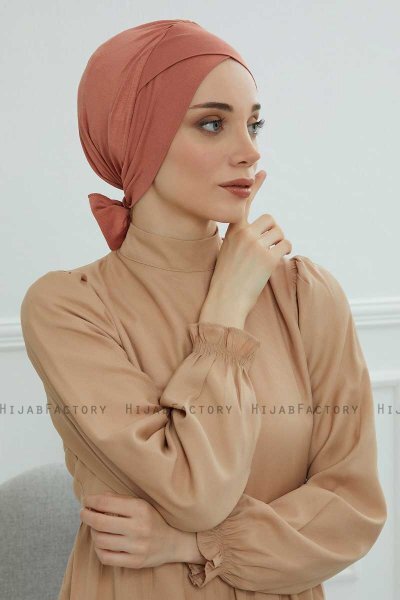 Ellie - Lakserosa Bomuld Turban