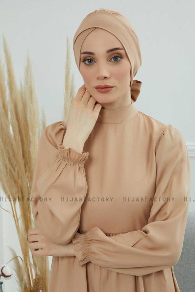 Ellie - Sand Bomuld Turban