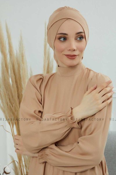 Ellie - Sand Bomuld Turban