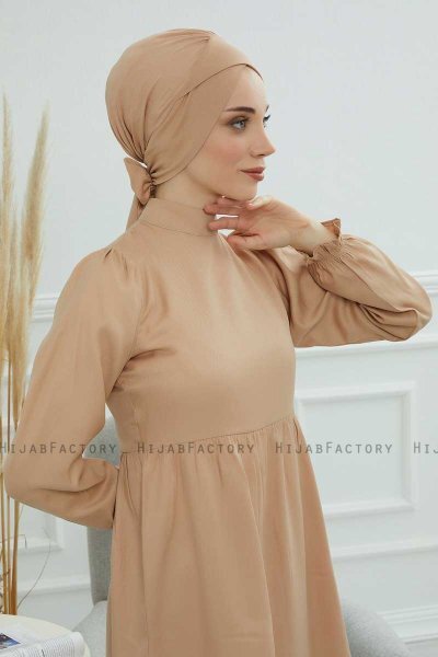 Ellie - Sand Bomuld Turban