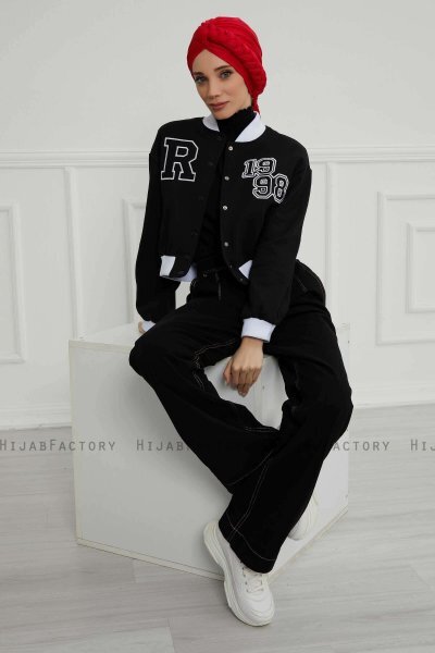 Theresa - Rød Bomuld Turban - Ayse Turban