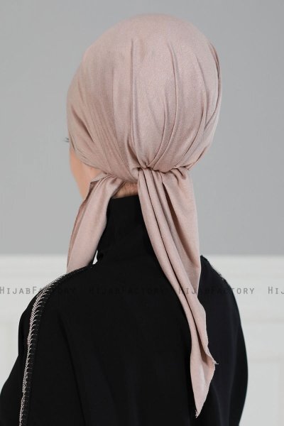 Felicia - Taupe Bomuld Turban