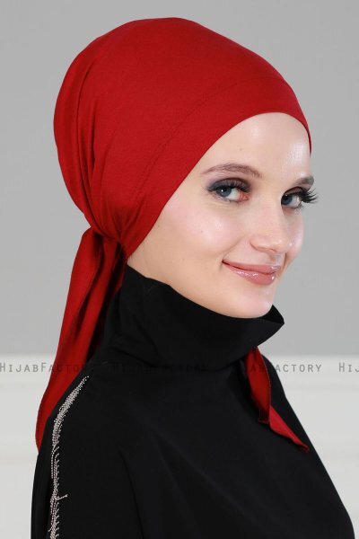 Felicia - Bordeaux Bomuld Turban