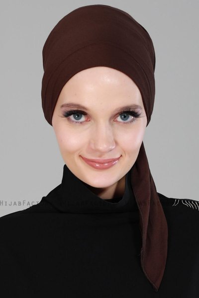 Felicia - Brun Bomuld Turban