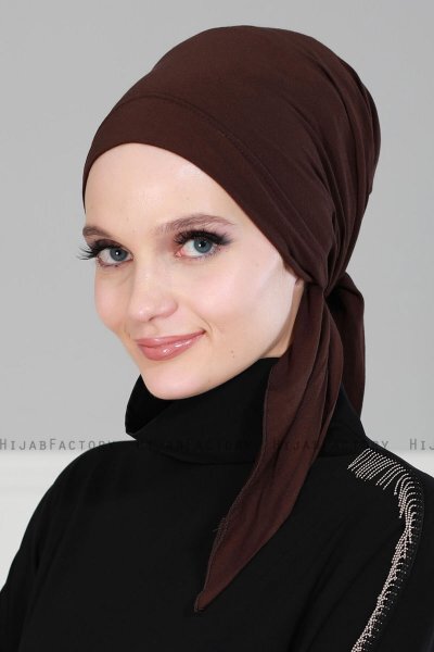 Felicia - Brun Bomuld Turban