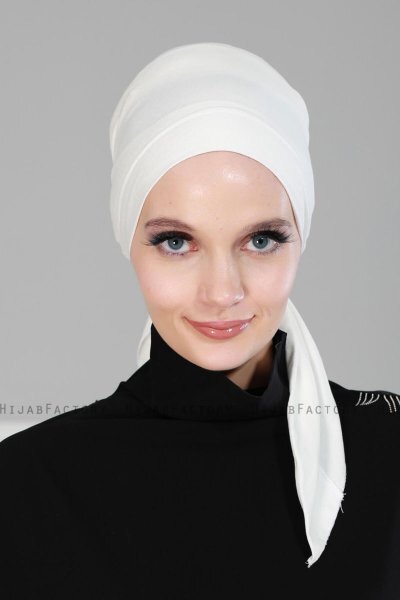 Felicia - Creme Bomuld Turban