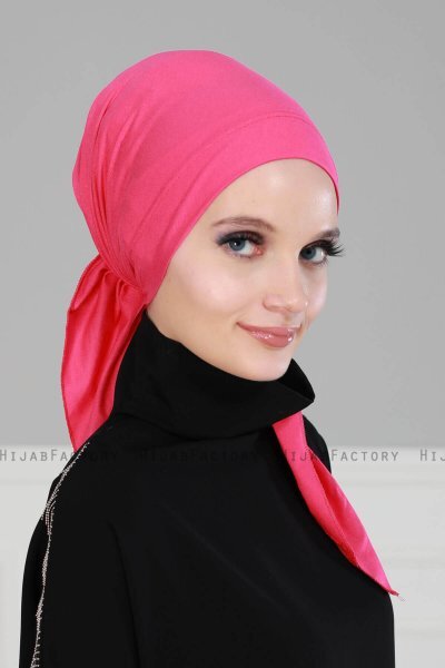 Felicia - Fuchsia Bomuld Turban
