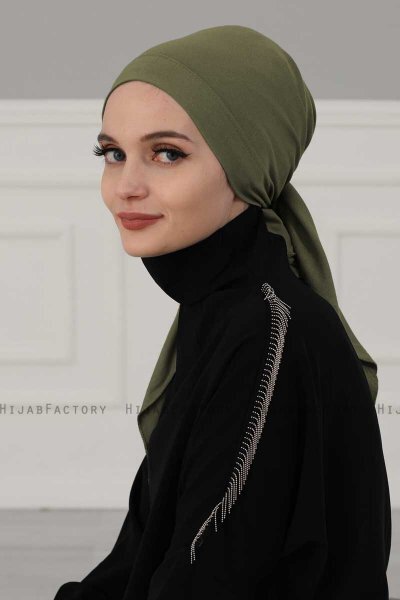 Felicia - Khaki Bomuld Turban