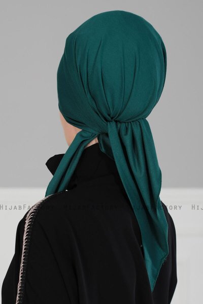 Felicia - Mørkegrøn Bomuld Turban
