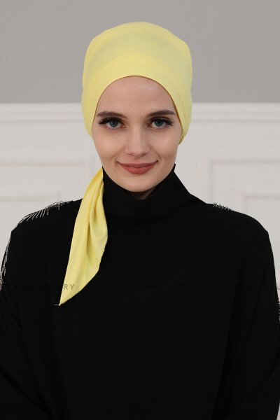 Felicia - Gul Bomuld Turban