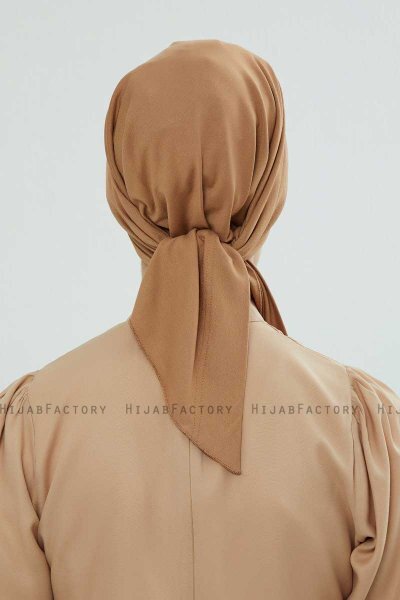 Felicia - Lysebrun Bomuld Turban