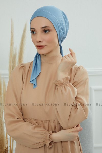 Felicia - Sky Blue Bomuld Turban
