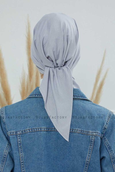 Felicia - Lysegrå Bomuld Turban