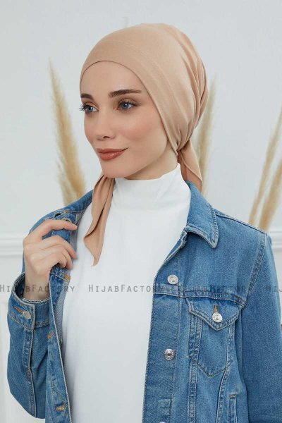 Felicia - Sand Bomuld Turban