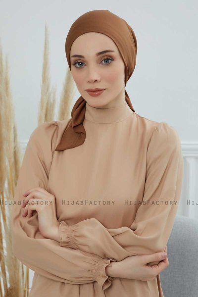 Felicia - Caramel Bomuld Turban