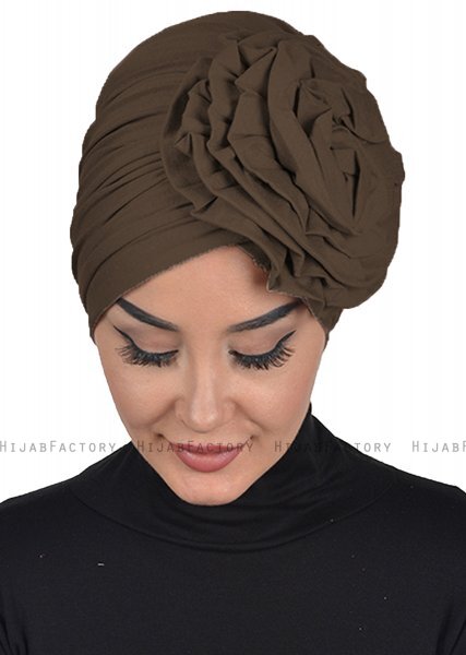 Kerstin - Brun Bomuld Turban - Ayse Turban