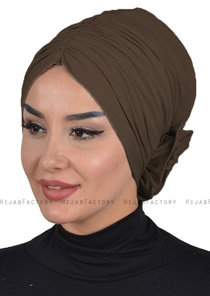 Kerstin - Brun Bomuld Turban - Ayse Turban