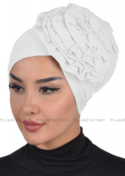 Kerstin - Creme Bomuld Turban - Ayse Turban