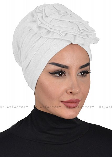 Kerstin - Creme Bomuld Turban - Ayse Turban