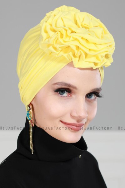 Kerstin - Gul Bomuld Turban - Ayse Turban