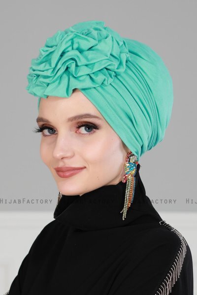 Kerstin - Turkis Bomuld Turban - Ayse Turban