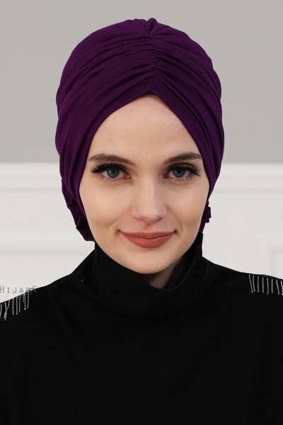 Kerstin - Lilla Bomuld Turban - Ayse Turban