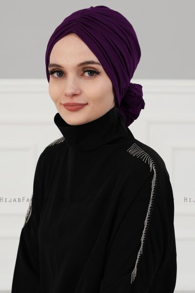 Kerstin - Lilla Bomuld Turban - Ayse Turban
