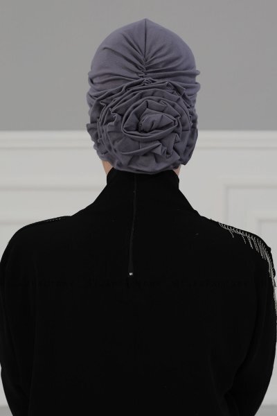 Kerstin - Grå Bomuld Turban - Ayse Turban