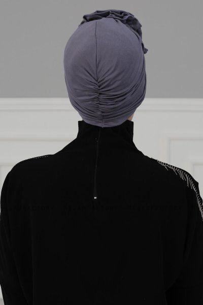 Kerstin - Grå Bomuld Turban - Ayse Turban